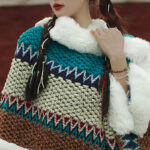 Buddha Stones Tibetan Multicolored Striped Shawl Winter Cozy Travel Scarf Wrap Tibetan Shawl BS 50