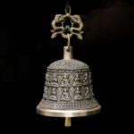 Buddha Stones Tibetan Engraved Buddha Dragon Wind Chime Bell Copper Luck Wall Hanging Decoration Decorations BS 8