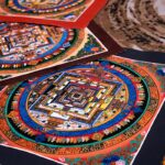 Buddha Stones Tibetan Handmade Thangka Mandala Painting Blind Box Random Color Pattern Tibetan Thangka BS 7