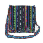 Buddha Stones Tibetan Handmade Embroidered Camellia Canvas Shoulder Bag Crossbody Bag Crossbody Bag BS 12