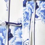 Buddha Stones Blue And White Porcelain Color Peony Flower Pattern Cheongsam Dress Women's Qipao Dress Cheongsam Dresses BS 11