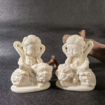 Buddha Stones Mini Ivory Fruit Tathagata Buddha Lotus Kwan Yin Avalokitesvara Manjusri Samantabhadra Serenity Desk Decoration Decorations BS 22