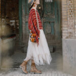 Buddha Stones Tibetan Colorful Striped Shawl Tassels Pullover Winter Cozy Travel Scarf Wrap Tibetan Shawl BS 7
