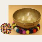Buddha Stones Tibetan Singing Bowl Handcraft Felted Wool Cushion Decoration Decorations buddhastoneshop 5
