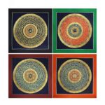 Buddha Stones Tibetan Handmade Thangka Painting Spiritual Blessing Blind Box Random Color Pattern Tibetan Thangka BS 23