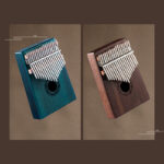 Buddha Stones Kalimba 17 Keys Thumb Piano Mahogany Wood Acacia Walnut Portable Finger Piano 16