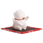 Buddha Stones Mini Cute Cat Ceramic Healing Incense Burner Desk Decoration Incense Burner BS 3