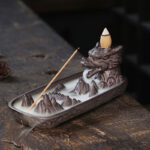 Dragon Mountain Strength Ceramic Incense Burner Decoration (Extra 35% Off | USE CODE: FS35) Incense Burner BS 1