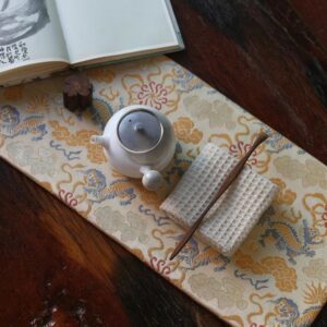 Buddha Stones Elegant Floral Brocade Pattern Cup Mat Tea Cup Coaster Cup Mat BS Kirin