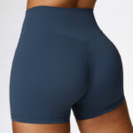 Buddha Stones Solid Color Crop Tank Top High Waist Shorts Sports Fitness Gym Yoga Outfits 2-Piece Outfit BS 9