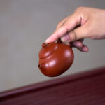 Buddha Stones Yixing All Handmade Wen Dan Brown Purple Clay Kung Fu Teapot Teapot BS 3