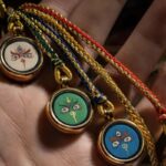 Buddha Stones Tibet Handmade Five God Of Wealth Thangka Protection Wall Car Hanging Decoration Car Hanging Decoration BS 9