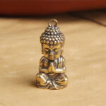 Buddha Stones Buddha Compassion Copper Keychain Pendant Decoration Decorations BS 1