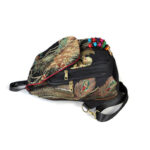 Buddha Stones Peacock Embroidery Canvas Tassel Backpack Backpack BS 15