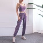 Buddha Stones High Waist Fitness Yoga Sports Jogger Track Pants With Pockets Sweatpants Track Pants BS 16