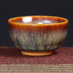 Buddha Stones 12 Chinese Zodiac Pattern Ceramic Teacup Kung Fu Jian Chinese Zhan Tea Cup 73ml Jian Zhan Tea Cup BS 3