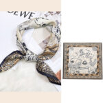 Buddha Stones Pastoral Scene Hot Air Balloon Spring Blossom 100% Mulberry Silk Neck Hair Scarf Silk Shawl BS Tropical Balloons