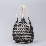Buddha Stones Hand-woven Wooden Beads Shoulder Bag Handbags Shoulder Bag&Handbags BS 7