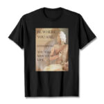 Buddha Stones Be Where You Are Tee T-shirt T-Shirts BS Black 2XL