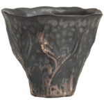 Buddha Stones Lotus Flower Shape Zen Ceramic Teacup Kung Fu Tea Cup 50ml Cup BS 11