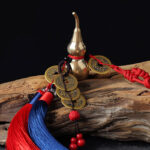 Buddha Stones Feng Shui Wu Lou Gourd Ancient Chinese Coins  Wealth Car Hanging Decoration Necklaces & Pendants BS 2