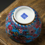 Buddha Stones Jingdezhen Porcelain Overglaze Decoration Colorful Flowers Ceramic Teacup Kung Fu Tea Cups Cup BS 2