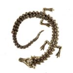 Buddha Stones Brass Copper Dragon Wealth Luck Protection Statue Figurine Home Decoration Decorations BS 5