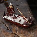 Dragon Mountain Strength Ceramic Incense Burner Decoration (Extra 35% Off | USE CODE: FS35) Incense Burner BS Red