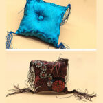 Buddha Stones Tibetan Singing Bowl Cushion Decoration with Tassel Decoration Decorations BS 6