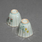Buddha Stones Loquat Dogwood Hawthorn Morning Glory Ceramic Teacup Kung Fu Tea Cup Cup BS 13
