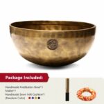 Lunar Rainbow Full Moon Singing Bowl Handcrafted for Healing and Meditation Positive Energy Sound Bowl Set Singing Bowl buddhastoneshop 5.51IN (14CM)