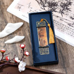 Buddha Stones A Panorama of Rivers and Mountains Metal Hollow Bookmarks Tassel With Gift Box (Extra 30% Off | USE CODE: FS30) Bookmarks BS The Goddess of the Luoshen
