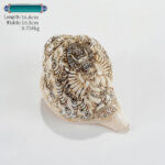 Buddha Stones Tibetan Handmade Engraved Shankha Buddha Avalokitesvara Conch Shell Wealth Decoration Decorations BS Yamantaka Buddha 16.8*10.5cm