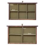 Buddha Stones Retro Solid Wood Jewelry Box Four-Layer Wooden Jewelry Storage Box Jewelry Box BS 9