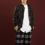 Buddha Stones Chinese Calligraphy Clothing Jacket Coat Tang Suit Men Clothing Clothes BS 1