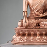 Buddha Stones Gautama Shakyamuni Buddha Figurine Serenity Copper Statue Home Decoration Decorations BS 2