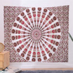 Bohemian Mandala Pattern Tapestry Wall Hanging Wall Art Focus Creativity Home Living Room Decor (Extra 30% Off | USE CODE: FS30) Tapestry BS 2