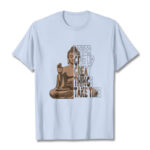 Buddha Stones NEVER GIVE UP GREAT THINGS TAKE TIME Tee T-shirt T-Shirts BS LightCyan NEVER GIVE UP GREAT THINGS TAKE TIME 2XL