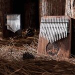 Buddha Stones Kalimba 34 Keys Thumb Piano Tree of Life Design Portable Finger Marimba Piano 9