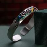 Buddha Stones Feng Shui Five Emperor Coins Peanut Wealth Bracelet Bangle Bracelet Bangle BS 2
