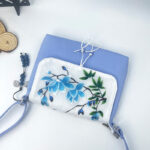Buddha Stones Embroidered Camellia Epiphyllum Gardenia Sakura Flowers Crossbody Bag Shoulder Bag Cellphone Bag Crossbody Bag BS 45