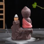 Buddha Stones  Backflow Smoke Fountain Ceramic Blessing Incense Burner Decoration Decorations Incense Burner BS 3