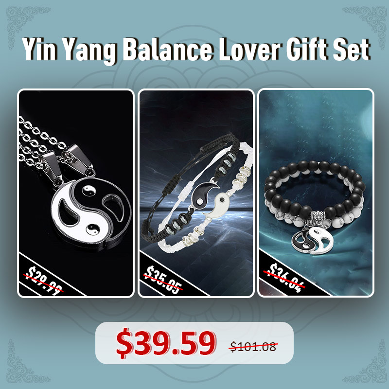 Buddha Stones Yin Yang Balance Lover Gift Set Gift Set buddhastoneshop 1