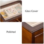 Buddha Stones Retro Solid Wood Jewelry Box Jewelry Storage Box With Drawer Jewelry Box BS 23