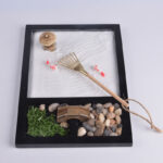 Buddha Stones Koi Fish Small Bridge Calm Peace Meditation Zen Garden Decoration Decorations BS 2