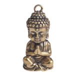 Buddha Stones Buddha Compassion Copper Keychain Pendant Decoration Decorations BS 7