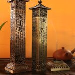 Buddha Stones Heart Sutra Alloy Incense Holder Healing Home Decoration Incense Burner Decorations Incense Burner BS 11