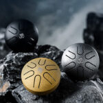 Buddha Stones Mini Steel Tongue Drum 3 Inch Sound Healing Drum Kit Drum Kit BS 14