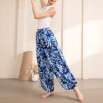 Buddha Stones Simple Design Trousers Sports Fitness Yoga Women's Yoga Pants Pants BS 11