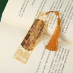 Buddha Stones A Panorama of Rivers and Mountains Metal Hollow Bookmarks Tassel With Gift Box (Extra 30% Off | USE CODE: FS30) Bookmarks BS 5